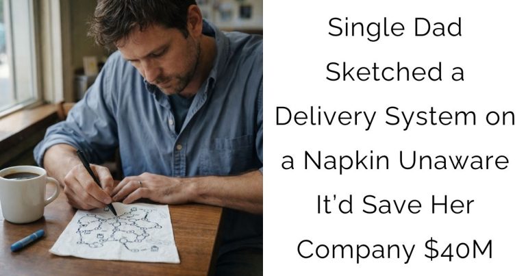Single Dad Sketched a Delivery System on a Napkin—Unaware It’d Save Her Company $40M