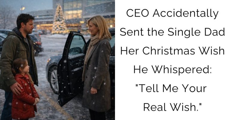 CEO Accidentally Sent the Single Dad Her Christmas Wish — He Whispered: “Tell Me Your Real Wish.”