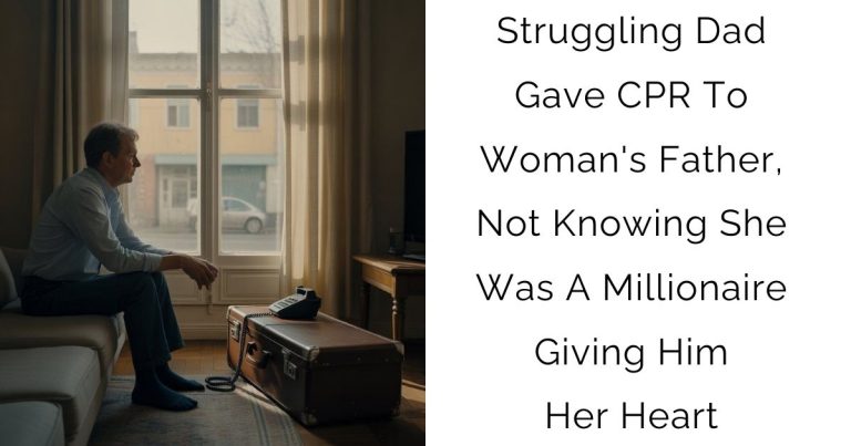 Struggling Dad Gave CPR To Woman’s Father, Not Knowing She Was A Millionaire Giving Him Her Heart