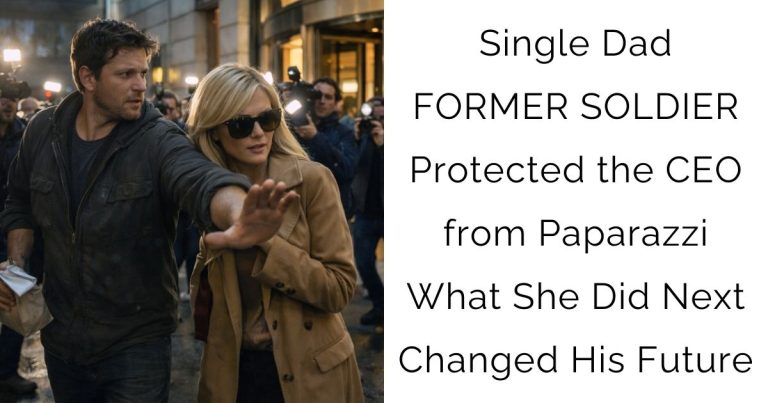 Single Dad FORMER SOLDIER Protected the CEO from Paparazzi — What She Did Next Changed His Future