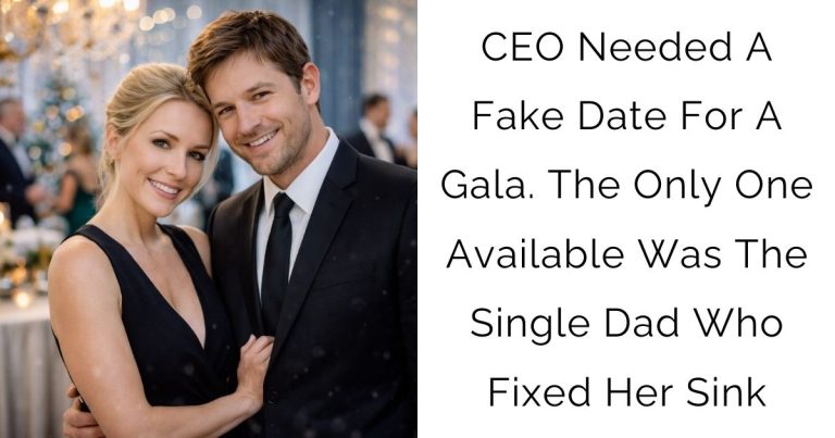 CEO Needed A Fake Date For A Gala. The Only One Available Was The Single Dad Who Fixed Her Sink