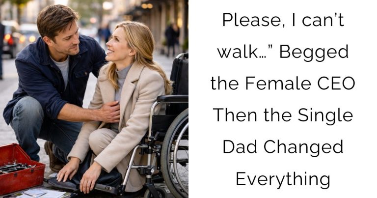 Please, I can’t walk…” Begged the Female CEO—Then the Single Dad Changed Everything
