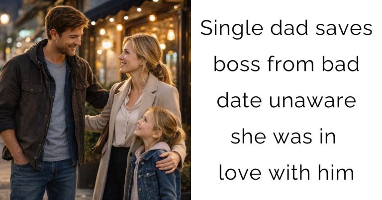 Single dad saves boss from bad date — unaware she was in love with him