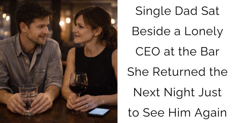 Single Dad Sat Beside a Lonely CEO at the Bar—She Returned the Next Night Just to See Him Again