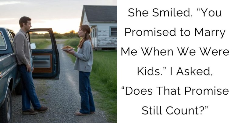 She Smiled, “You Promised to Marry Me When We Were Kids.” I Asked, “Does That Promise Still Count?”
