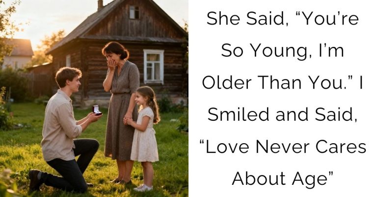 She Said, “You’re So Young, I’m Older Than You.” I Smiled and Said, “Love Never Cares About Age”