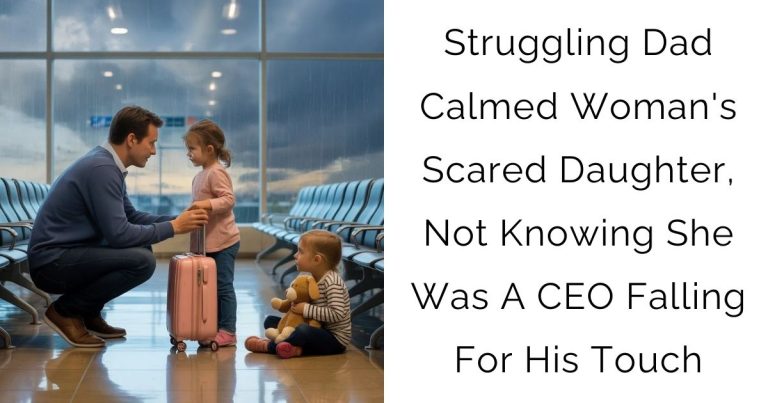 Struggling Dad Calmed Woman’s Scared Daughter, Not Knowing She Was A CEO Falling For His Touch