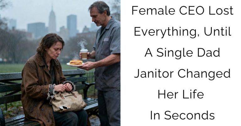 Female CEO Lost Everything, Until A Single Dad Janitor Changed Her Life In Seconds