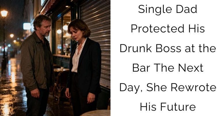 Single Dad Protected His Drunk Boss at the Bar — The Next Day, She Rewrote His Future