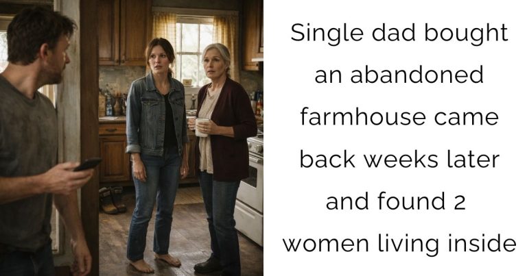 Single dad bought an abandoned farmhouse—came back weeks later and found 2 women living inside