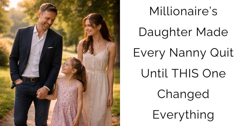 Millionaire’s Daughter Made Every Nanny Quit — Until THIS One Changed Everything