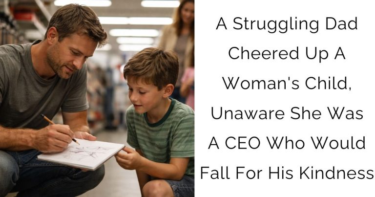 A Struggling Dad Cheered Up A Woman’s Child, Unaware She Was A CEO Who Would Fall For His Kindness