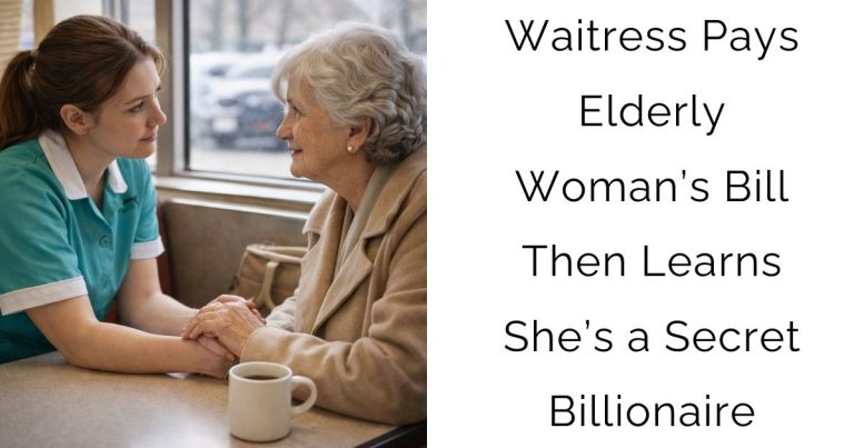 Waitress Pays Elderly Woman’s Bill — Then Learns She’s a Secret Billionaire