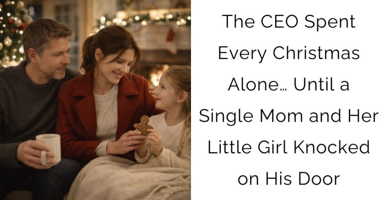 The CEO Spent Every Christmas Alone… Until a Single Mom and Her Little Girl Knocked on His Door