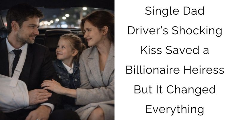 Single Dad Driver’s Shocking Kiss Saved a Billionaire Heiress—But It Changed Everything