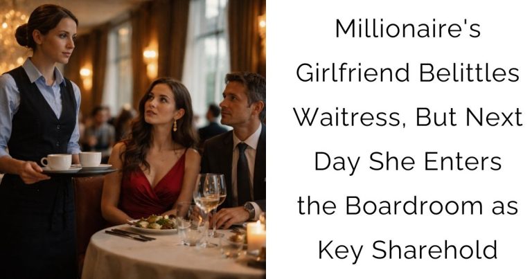 Millionaire’s Girlfriend Belittles Waitress, But Next Day She Enters the Boardroom as Key Sharehold