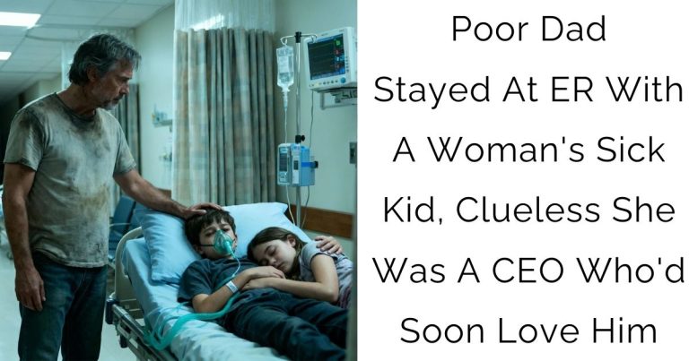 Poor Dad Stayed At ER With A Woman’s Sick Kid, Clueless She Was A CEO Who’d Soon Love Him