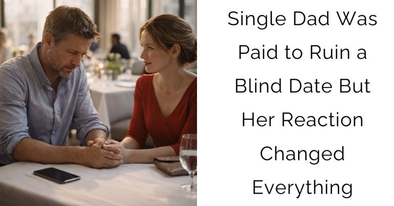 Single Dad Was Paid to Ruin a Blind Date — But Her Reaction Changed Everything