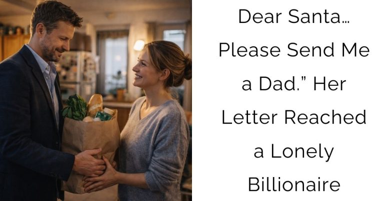 Dear Santa… Please Send Me a Dad.” — Her Letter Reached a Lonely Billionaire