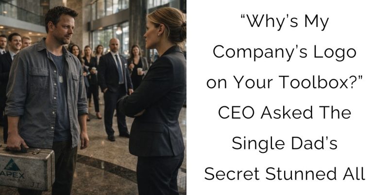 “Why’s My Company’s Logo on Your Toolbox?” CEO Asked — The Single Dad’s Secret Stunned All