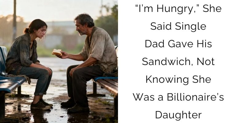 “I’m Hungry,” She Said — Single Dad Gave His Sandwich, Not Knowing She Was a Billionaire’s Daughter