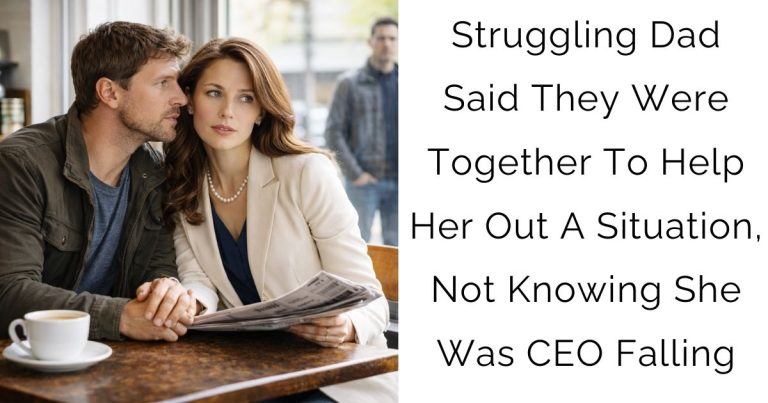 Struggling Dad Said They Were Together To Help Her Out A Situation, Not Knowing She Was CEO Falling