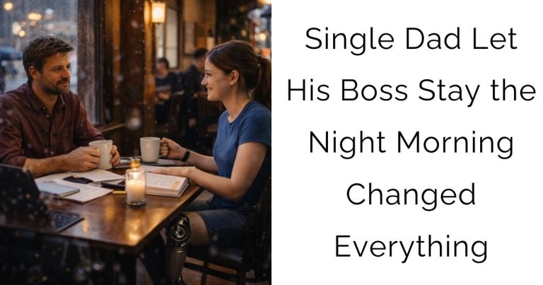 Single Dad Let His Boss Stay the Night—Morning Changed Everything