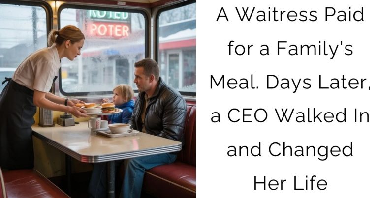 A Waitress Paid for a Family’s Meal. Days Later, a CEO Walked In and Changed Her Life