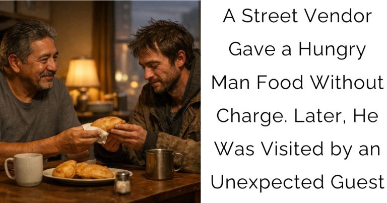 A Street Vendor Gave a Hungry Man Food Without Charge. Later, He Was Visited by an Unexpected Guest