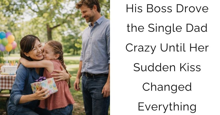 His Boss Drove the Single Dad Crazy — Until Her Sudden Kiss Changed Everything