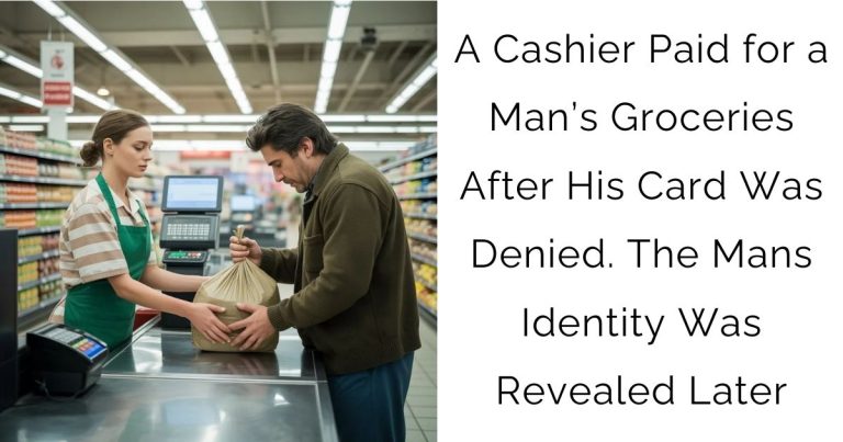 A Cashier Paid for a Man’s Groceries After His Card Was Denied. The Mans Identity Was Revealed Later