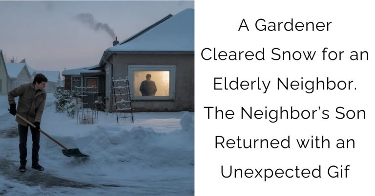 A Gardener Cleared Snow for an Elderly Neighbor. The Neighbor’s Son Returned with an Unexpected Gif
