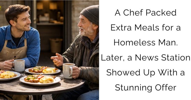 A Chef Packed Extra Meals for a Homeless Man. Later, a News Station Showed Up With a Stunning Offer