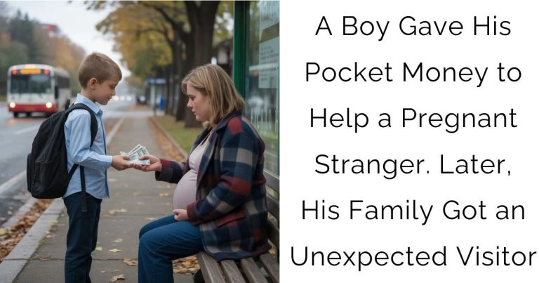 A Boy Gave His Pocket Money to Help a Pregnant Stranger. Later, His Family Got an Unexpected Visitor