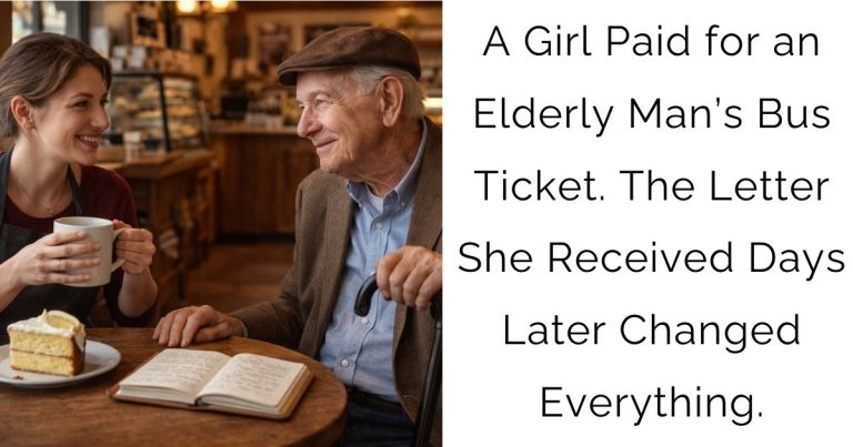 A Girl Paid for an Elderly Man’s Bus Ticket. The Letter She Received Days Later Changed Everything.
