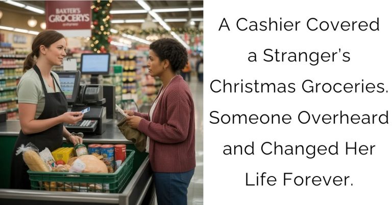 A Cashier Covered a Stranger’s Christmas Groceries. Someone Overheard and Changed Her Life Forever.