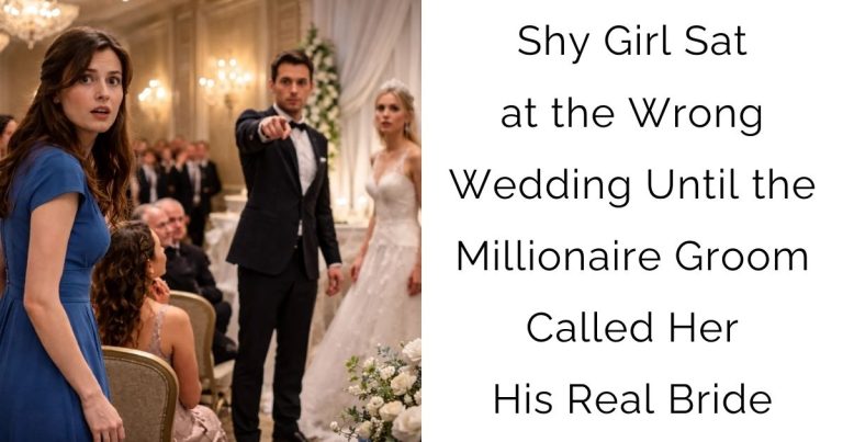 Shy Girl Sat at the Wrong Wedding—Until the Millionaire Groom Called Her His Real Bride