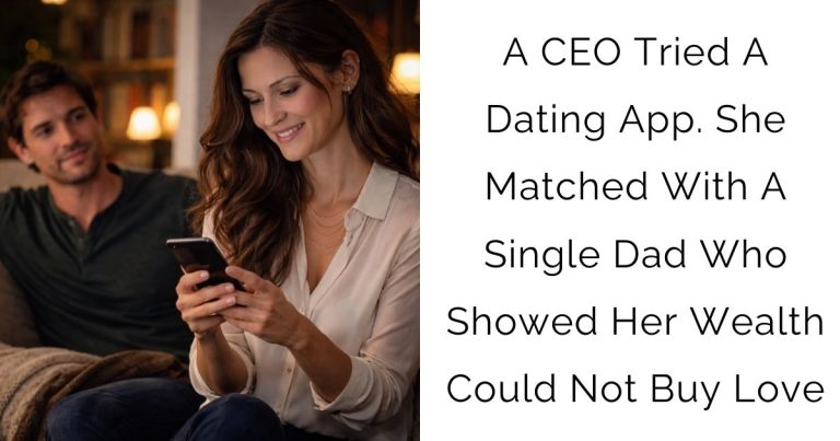 A CEO Tried A Dating App. She Matched With A Single Dad Who Showed Her Wealth Could Not Buy Love