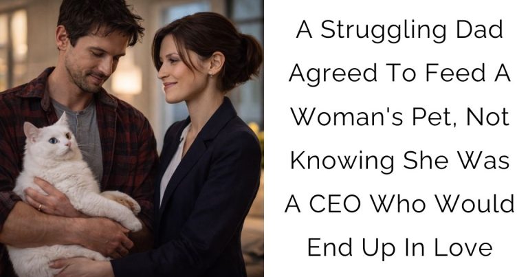 A Struggling Dad Agreed To Feed A Woman’s Pet, Not Knowing She Was A CEO Who Would End Up In Love