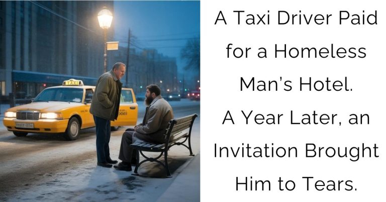 A Taxi Driver Paid for a Homeless Man’s Hotel. A Year Later, an Invitation Brought Him to Tears.