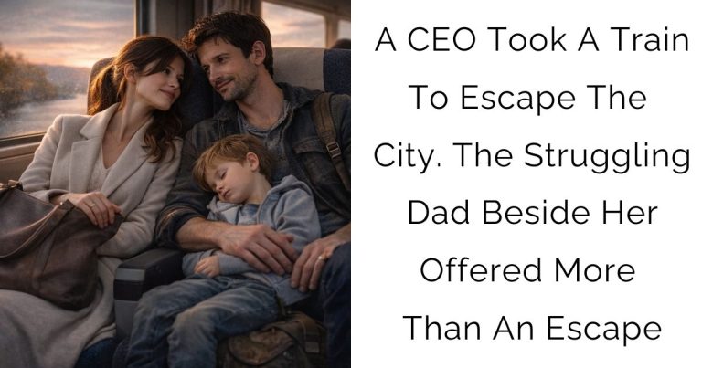 A CEO Took A Train To Escape The City. The Struggling Dad Beside Her Offered More Than An Escape