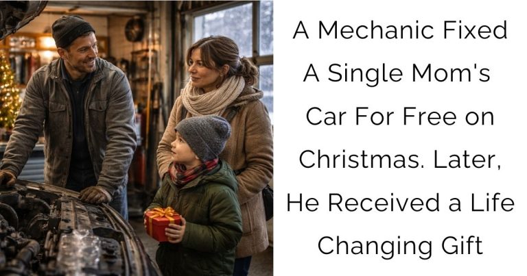 A Mechanic Fixed A Single Mom’s Car For Free on Christmas. Later, He Received a Life-Changing Gift