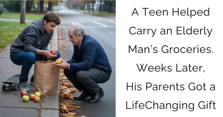 A Teen Helped Carry an Elderly Man’s Groceries. Weeks Later, His Parents Got a Life-Changing Gift