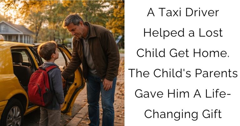 A Taxi Driver Helped a Lost Child Get Home. The Child’s Parents Gave Him A Life-Changing Gift