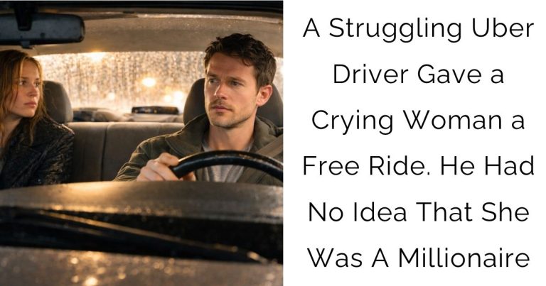 A Struggling Uber Driver Gave a Crying Woman a Free Ride. He Had No Idea That She Was A Millionaire