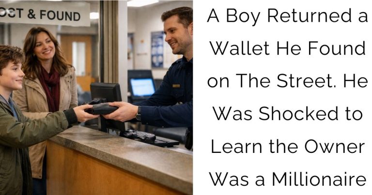 A Boy Returned a Wallet He Found on The Street. He Was Shocked to Learn the Owner Was a Millionaire