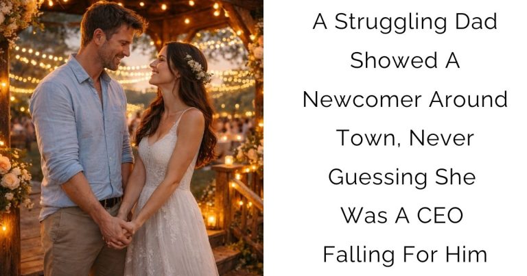 A Struggling Dad Showed A Newcomer Around Town, Never Guessing She Was A CEO Falling For Him
