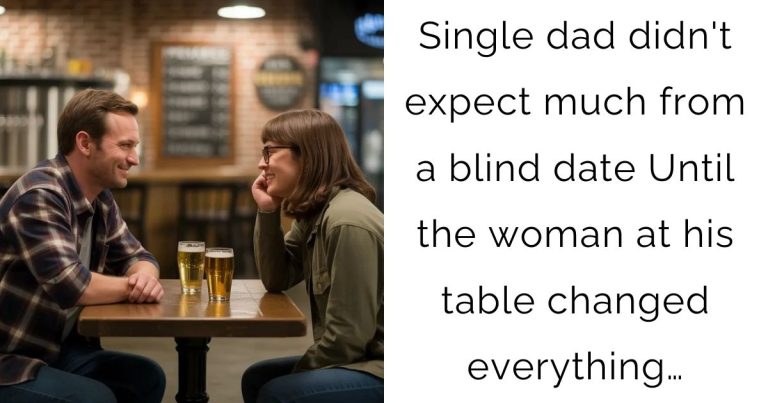 Single dad didn’t expect much from a blind date—Until the woman at his table changed everything…