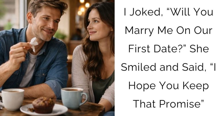I Joked, “Will You Marry Me On Our First Date?” She Smiled and Said, “I Hope You Keep That Promise”