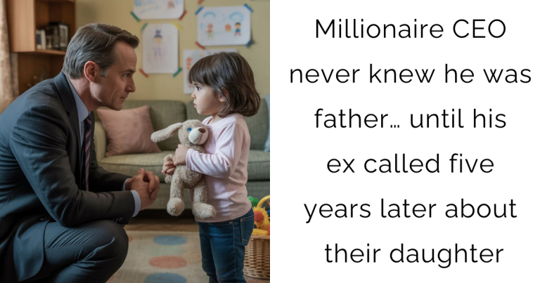 Millionaire CEO never knew he was father… until his ex called five years later about their daughter